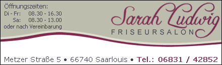 Friseursalon Sarah Ludwig Saarlouis