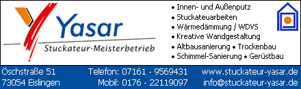 Stuckateur-Mesiterbetrieb Yasar Eislingen