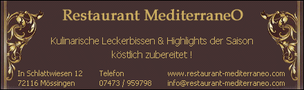Restaurant MediterraneO Mössingen