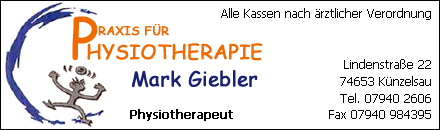 Praxis für Physiotherapie Mark Giebler Künzelsau