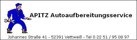 APITZ Autopflege - Zülpich