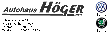 Autohaus Höger