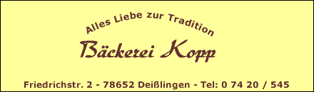 Bäckerei Kopp