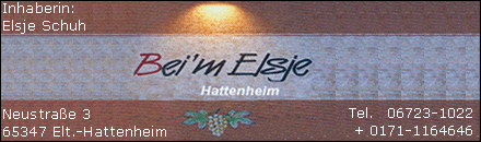 Beim Elsje Hattenheim
