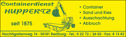 Containerdienst Huppertz
