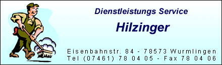 Dienstleistungsservice Hilzinger