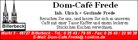 Dom Cafe Frede - Billerbeck