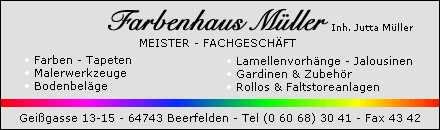 Farbenhaus Müller