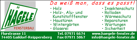 Fensterbau Hägele