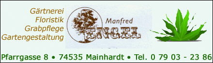 G&auml;rtnerei Manfred Engel Mainhardt