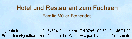 Hotel Restaurant Zum Fuchsen