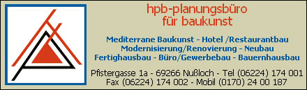 hpb-plnungsbüro für baukunst