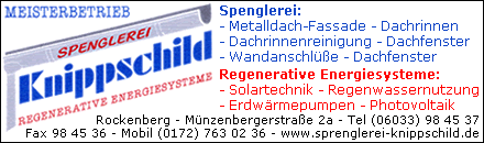 Spenglerei Knippschild