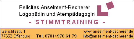Logopädie Anselment- Becherer - Offenburg