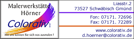 Malerwerkstätte Hörner Schwäbisch Gmünd