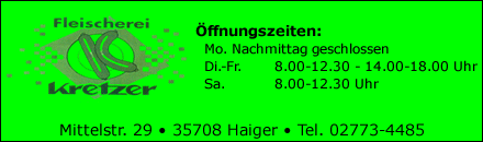 Metzgerei Fleischerei Haiger