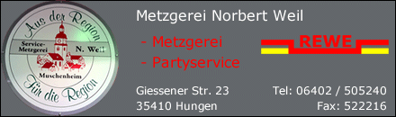 Metzgerei Weil Hungen