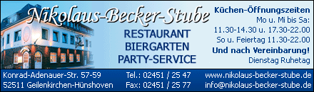 Nikolaus-Becker-Stube - Geilenkirchen
