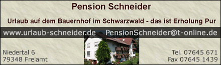 Pension Schneider Freiamt