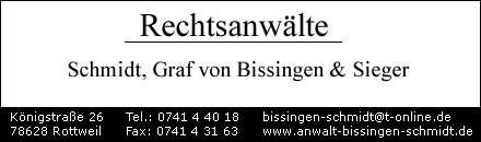 Rechtsanwälte Bissingen / Schmidt