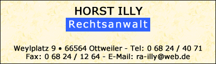 Rechtsanwalt Horst Illy