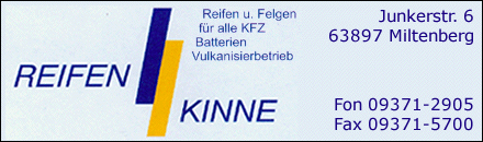 Reifen Kinne Miltenberg