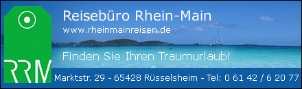 Reisebüro Reisen Reise Rüsselsheim