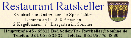 Restaurant Ratskeller - Bad Soden