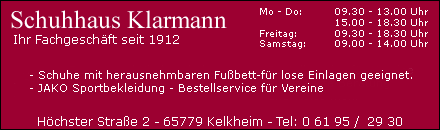 Schuhhaus Klarmann