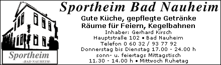 Sportheim Bad Nauheim