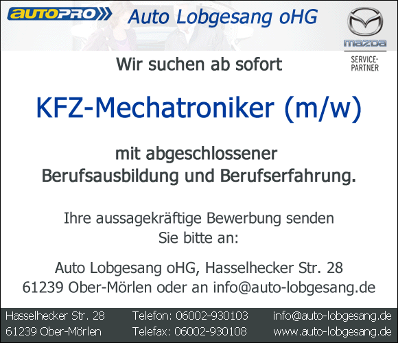 Autohaus Lobgesang Ober Mörlen