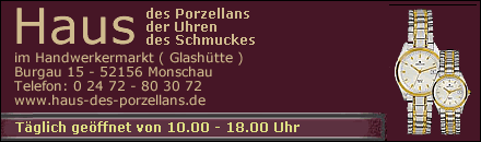 Haus des Porzellan, der Uhren und des Schmuckes