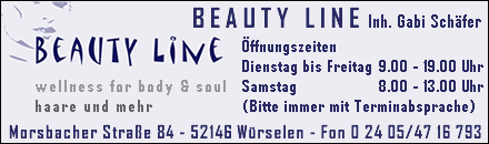 Beauty Line - W&uuml;rselen