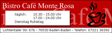 Bistro Cafe Monte Rosa