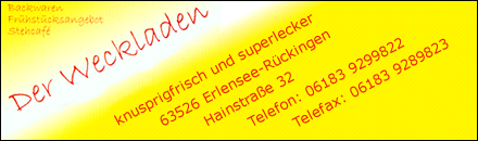 B&auml;ckerei Sch&ouml;neck