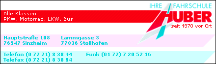Fahrschule Huber