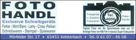 Fotografie Foto Fotograf Fotografen Schreibwaren Zeitschriften Kelsterbach