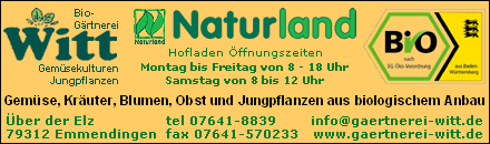 Gartenbau Emmendingen Hofladen &Ouml;kolandbau