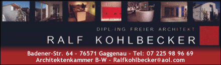 Architekt Ralf Kohlbecker 
