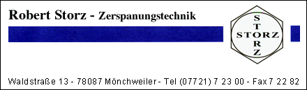 Zerspanungstechnik Storz