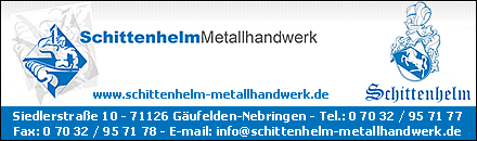 Schittenhelm Metallhandwerk - G&auml;ufeldern-Nebringen