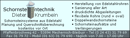 Schornsteintechnik Krumbein - Mechernich
