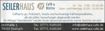 Cafe & Sonnenterrasse Seilerhaus Stockach