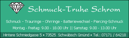 Schmuck-Truhe Schrom Schwäbisch Gmünd