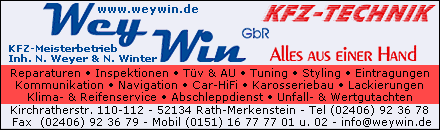 KFZ - Wey Win - Herzogenrath