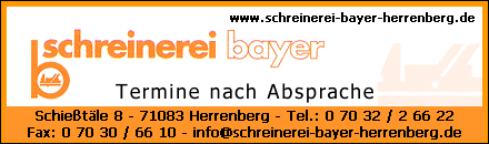 Schreinerei Bayer - Herrenberg