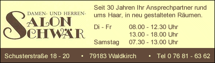 Salon Schwär Waldkirch