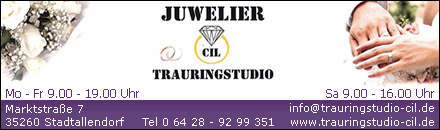 1. Stelle Juwelier CIL Trauringstudio Stadtallendorf