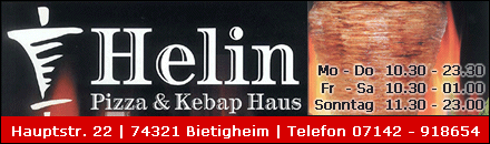 Helin Pizza-Kebap-Haus Bietigheim-Bissingen
