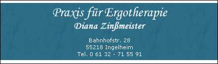 Praxis für Ergotherapie Diana Zinßmeister Ingelheim